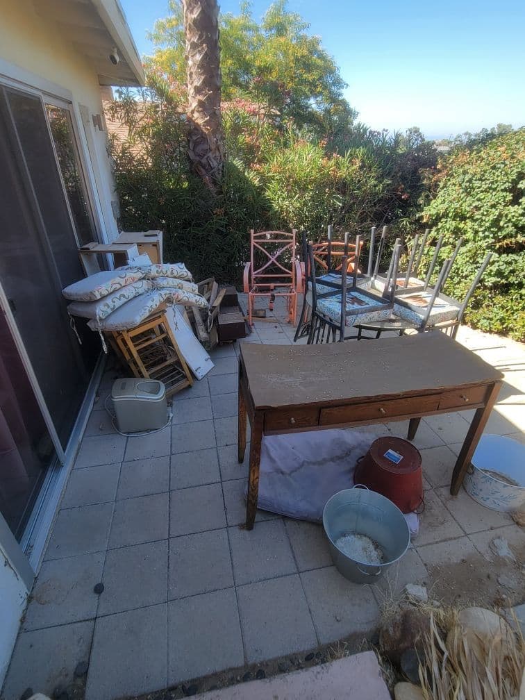 Patio Junk Removal Brings Serenity Back image
